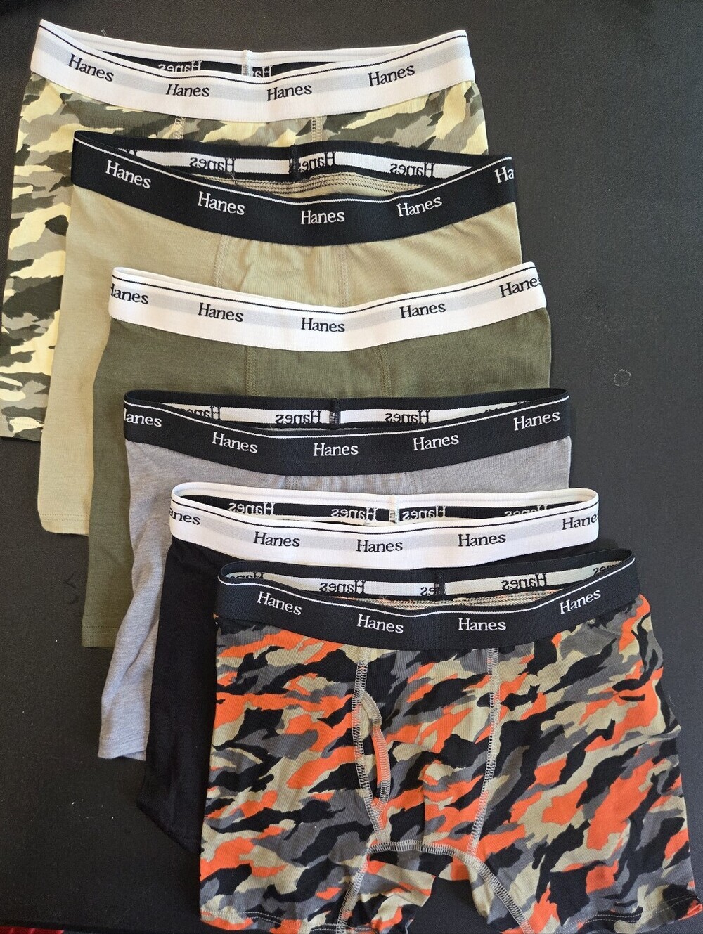 Hanes Boys Boxer Brief 6-Pack, Size Medium New Without Tags